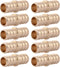 SharkBite 1/2 Inch Crimp Coupling, Pack of 10, Brass Plumbing Fitting for PEX Pipe