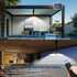 5 3000LM, INDARUN Solar Shed Light Indoor Outdoor, Solar Motion Lights with Modes, Up to Waterproof Pendant Barn Lights