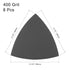 uxcell Triangular Sandpaper Hook and Loop Triangle Sanding Pad Fit 3-1/2" Oscillating Multi-Tool Silicon Carbide for Wet/Dry Use 400 Grit 8pcs