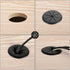 HYCC 2 Pack 2-3/8 Inch Flexible Desk Grommet, Organize Wires and Cables Effectively, Color: Black
