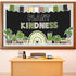 ZOiiWA 98 Pcs Summer Greenery Bulletin Board Decorations, Plant Kindness Set for School Home Office Wall Decor