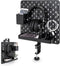 EHO Clamp On Desk Pegboard, Short Privacy Divider, Office Partition Panel, No Drill Desk Mounted Organization Board,