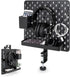 EHO Clamp On Desk Pegboard, Short Privacy Divider, Office Partition Panel, No Drill Desk Mounted Organization Board,