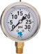 Zen-Tek Glycerin Liquid Filled Pressure Gauge, 30 PSI - Zenport LPG30