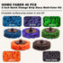 46 2 Inch 1/4" HOMO FABER PCS Quick Change Strip Discs Multi-Color Kit - Paint & Rust Removal Wheel for Die