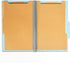 The File King Pressboard Classification File Folder - Pale Blue, Legal Size, Box of 10, 2/5 ROC Top Tab, 3” Expansion,