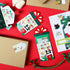 Set 8 Big Dot of Happiness Christmas Pets - Cats and Dogs Holiday Party Money and Gift Card Sleeves - Nifty Gifty Card