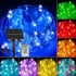 LHYLDS Solar Rope Lights Outdoor Waterproof, 33FT 100LED 18 Colors Changing Outdoor String
