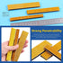 Glarks 2000Pcs 18 Gauge Narrow Crown Staples, 1 Inch Galvanized Assortment Kit for Electric Stapler