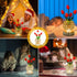 3-Colour Dimming Tulip Crystal Flower Lamp Touch Lamp,Rechargeable Cordless Table Lamp, Infinitely Battery Powered