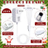 Umigy 2 4.5v White(6 Pcs Power Adapter Compatible with Lemax Lighted Accessory Ac Dc Power Adapter for Christmas