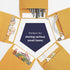 Volcora 500 Pack Cashier Envelopes, Self Adhesive Cash Deposit Envelopes for Retailers, Brown Kraft Money Envelopes