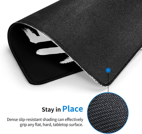 Generic 7.9 9.5 Jesus Changed My Life Christian Cross Mousepad Computer Thick Rubber Overlock Slide Gaming Mouse Mat