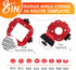 ETCYAOXIN R10/R15/R20/R25/R30/R35/R40/R50 Set 6) Router Templates and Jigs for Woodworking,Guides and Edge Guide