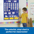 Learning Resources Calendar & Weather Pocket Chart - Classroom Calendar and Weather Chart for Teacher Supplies