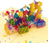Liif Happy 18th 3D Pop Up Birthday Card, 18 Year Old Card for Girl, Boy, Son, Daughter, Nephew | Large Size 8 x 6 inch
