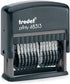 Trodat 13-Digit Self-Inking Numberer Rubber Stamp, 0.125" x 1.3", Non-Customizable, Black