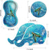 Cute Pen Holder for Desk Organizer, Creative Elephant Shape Pencil Holder, Multi-function Pen Cup with Phone Stand,