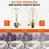 Fishbone LED Filament Vintage Edison Light Bulbs, T45/T14 E26 4W Antique Tubular, 400LM 4000K, 6 Pack