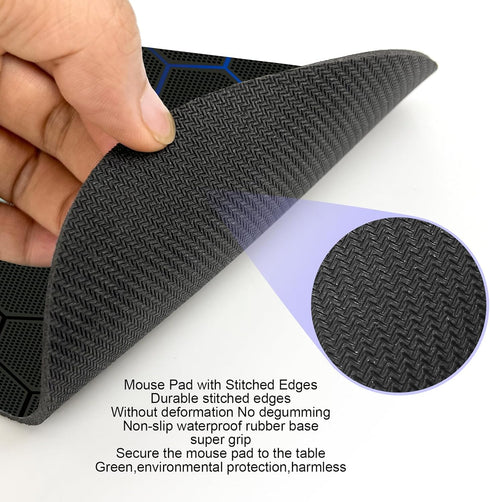 Mouse Pad, Mini Mousepad, Black Mouse Pads, Mouse Pads for Desk Office Laptop, Round Mouse Pad Computer Mouse Pad with