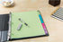 Avery Big Tab Write & Erase Dividers, 5 Multicolor Tabs - 1 Set (23180)