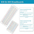 560Pcs Breadboard and Jumper Wire Kit, PCB Circuit Board Assortment with Tweezers, Alligator Clip Test Leads