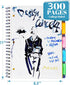 Spiral Notebook, 5 Subject College Ruled Notebook with Dividers, 300 Pages, 8.5''x11'', Black for Writing Journal Home