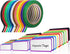 Fainne 12 Roll 1/8 Whiteboard Thin Tape with 54 Magnetic Dry Erase Label Name Tag for School Office Supplies