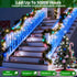 504 112 50ft 12 Dimmable, LED Christmas Lights with Drops, Modes Blue and White Fairy String Lights with Timer