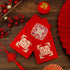 SAVITA 12pcs Wedding Red Envelopes, Traditional Chinese Lucky Money Envelopes for Newlyweds Bride Groom (A)