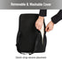 Chiropractor-Recommended, Mind Reader Air-Cloud Lumbar Cushion, Ergonomic Memory Foam Back Support Pillow for Office