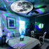 WANRAYW 15 1 Star Projector, in Space, Night Light with Remote Control, Galaxy Projector with Bluetooth Speaker, Moon