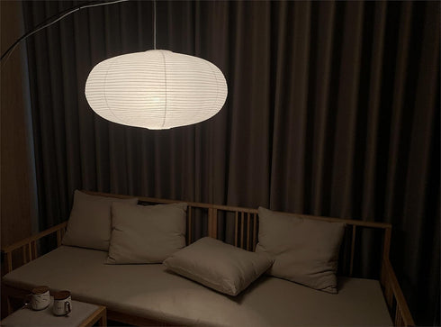 55.5cm(21.85in) large White Oblate Pendant Lamp Shade Chinses lantern Home Decor Paper Ceiling Lampshade