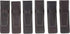 Soft Full Grain Genuine Leather Single Pen Case Holder Pouch Sleeve Protector for Pens Pencils (Brown Cow, Set of 6)