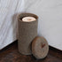 3 14" 7'' Handmade Cotton & Jute Toilet Paper Holder Woven Toilet Paper Stand & Storage Basket with Lid, Freestanding