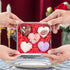 25PCS Clear White Cookie Boxes 6" x 6" x 1 ¼" with Full Window, Bakery Macaron Boxes, Cakesicle Boxes, Chocolate Bomb