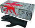 MCR Safety Gloves 6062XL 6 mil Powder Free Disposable Nitrile Gloves, Textured Grip, 1 Box with 100 Gloves, X-Large, Black