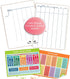 SCRIBBLEDO 9 x 12 Inch Dry Erase Division & Place Value White Board, Double-Sided Math Manipulatives