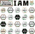 Frienda Eucalyptus Affirmation Station Bulletin Board Set - Motivational Posters for Classroom, Home, Teacher Wall