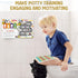 APIILVPQ 10 8x10 A03 Potty Training Chart with Reward Stickers, Potty Chart for Toddlers Boys, Truck Reward Training