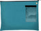 BankSupplies Canvas Interoffice Mailer, 14 oz. | 14W x 11H | Teal | Large Zipper Bag with Grommet