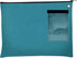 BankSupplies Canvas Interoffice Mailer, 14 oz. | 14W x 11H | Teal | Large Zipper Bag with Grommet