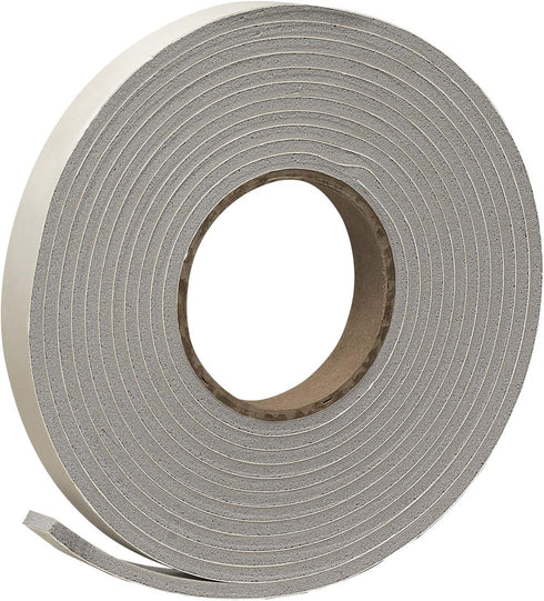 Frost King Vinyl Foam Tape, Closed Cell, Moderate Compression, 3/4" W, 3/16" Thick, 17' L, Charcoal