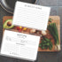 Recipe Instruction Cards: 50 Postcard Size 4 x 6” Index Cards for Kitchen Supplies and Gifts
