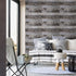 Yun-aeon Gray Wood Peel and Stick Wallpaper 17.3" X 80" Self-Adhesive Removable Wall Paper for Furniture Renovation