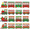 60pcs Christmas Theme Cutouts Xmas Trains Bulletin Board Decoration Set Christmas Train