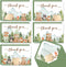 FYSUIMU 50 Packs Camping Animal Thank You Cards Watercolor Camp Tent Campfire