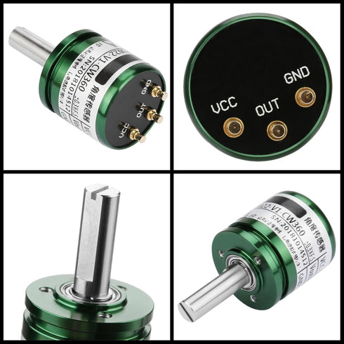 360 0.088 0-5V 12Bit Jadeshay High-Precision Hall Angle Sensor, Rotatable, Resolution, Output, Full Circle