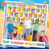 Tenceur 69 Pcs Summer Bulletin Board Decorations Set, Summer Bucket Lists Cutouts for Classroom Door Decor