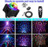 YINPKTEO 6 Party Lights Disco Ball Light,Dj Disco Light Sound Activated LED Light Colors for Home Room Dance Parties